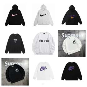 Nike Fear Of God Supreme Cotton Long Sleeve Crewneck Hoodie-2653
